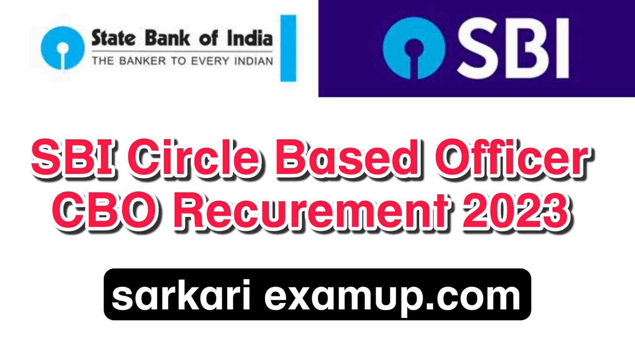 Sbi Circle Based Officer Cbo Online Form